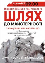 У Кам’янському пройде підсумковий турнір із кіокушин-кан карате